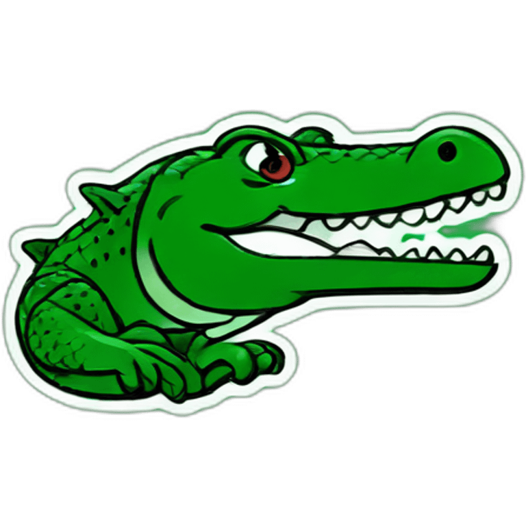 Logo Lacoste en vert  emoji