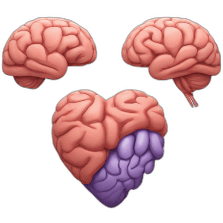 heart, brain, biceps emoji