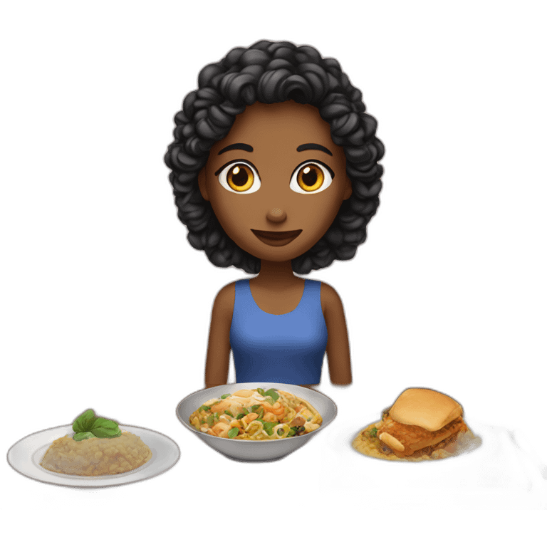 girl dinner emoji