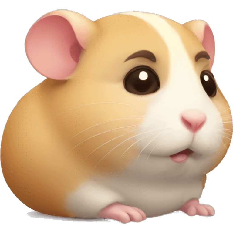 Sad hamster emoji