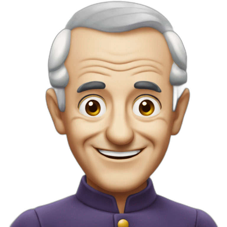 Louis de Funes qui donne des bonbon emoji