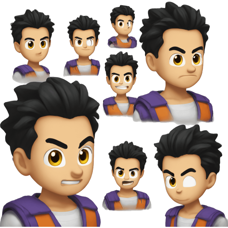 son gohan say hey emoji