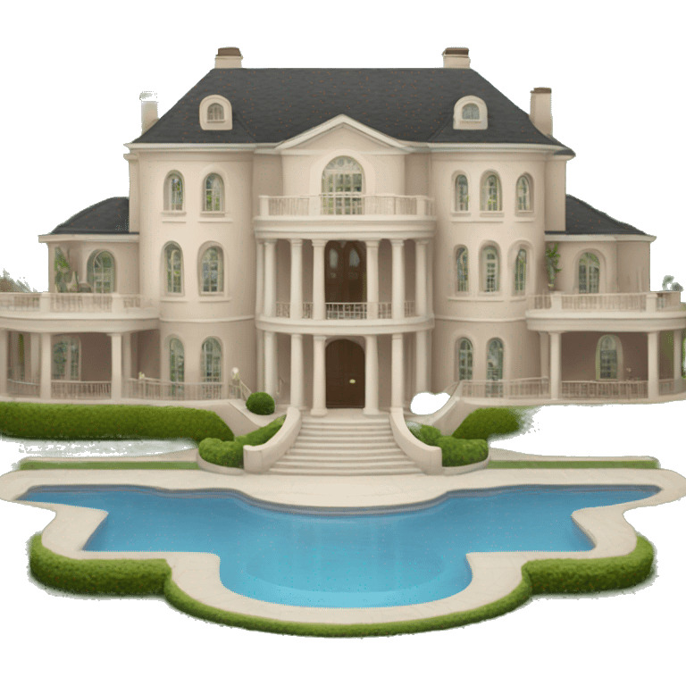 wide luxurious mansion emoji