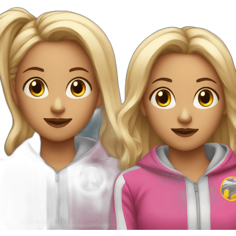 3 girls in tracksuits emoji