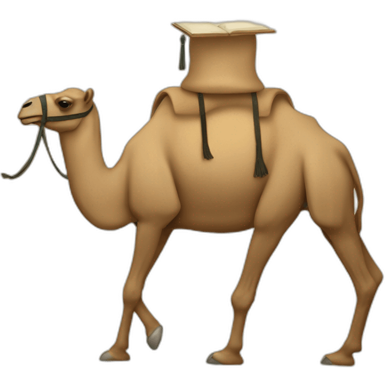 scholar dromedary emoji