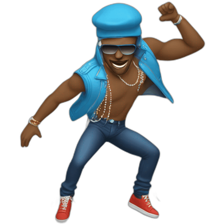 un danseur de funk emoji