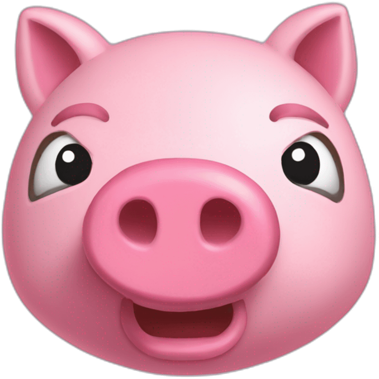 isometric-angry-pepa-pig emoji