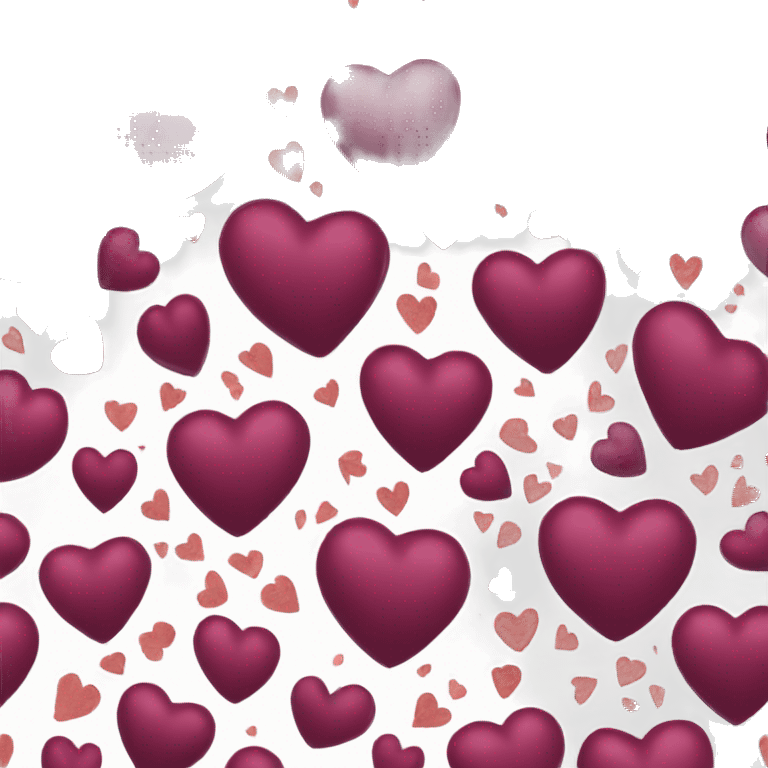 Corazon color vino emoji