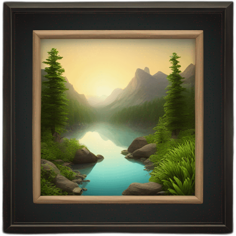 framed nature photo emoji