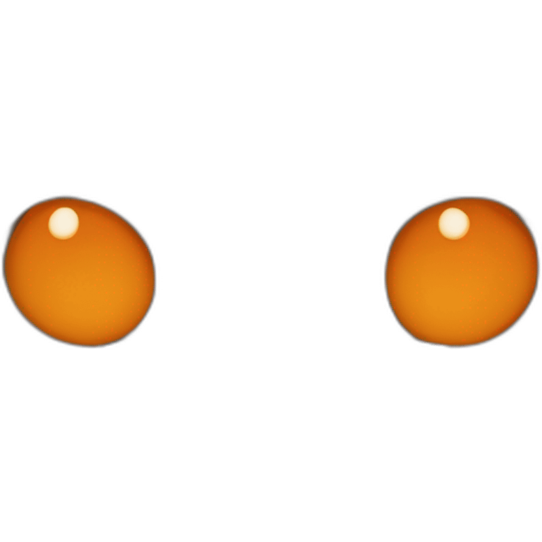 Orange cat nose dark emoji