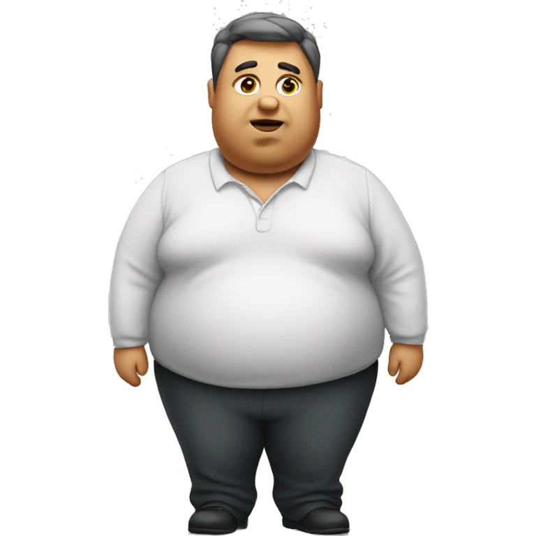 Fat person emoji