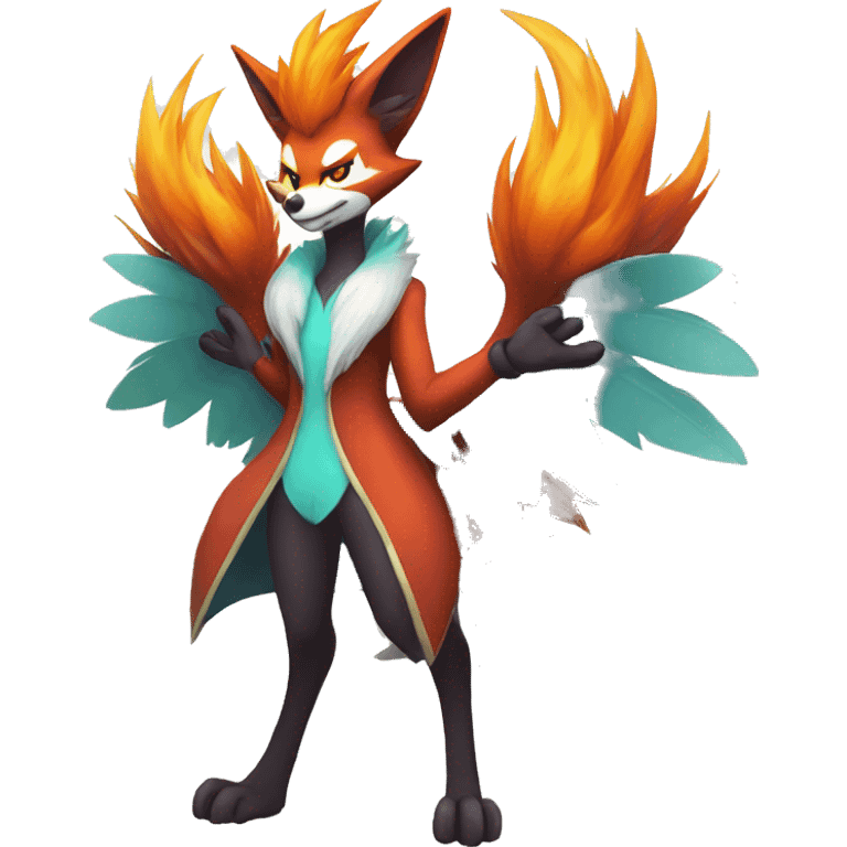  Delphox Full body emoji