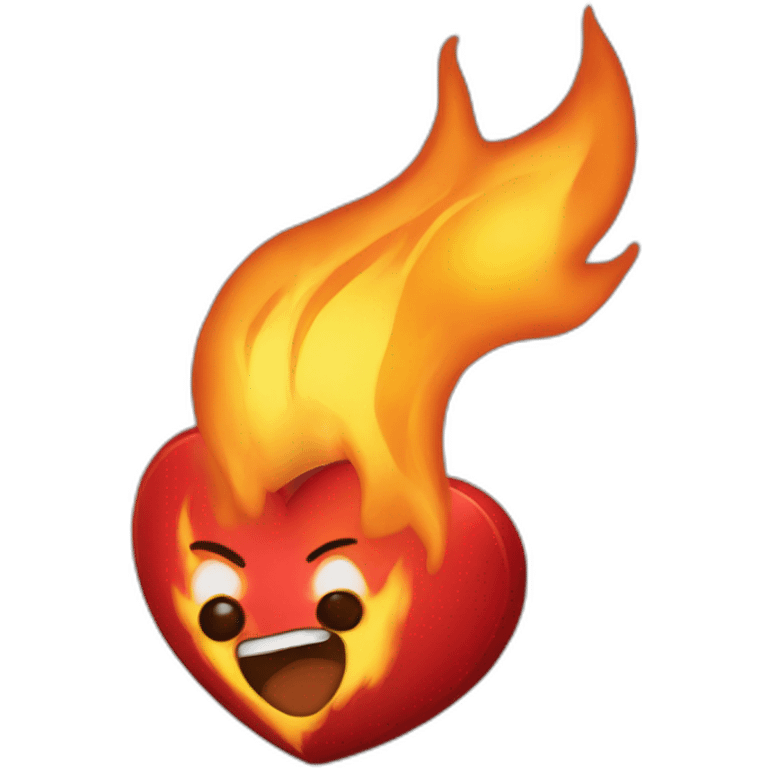 fire-on-heart emoji