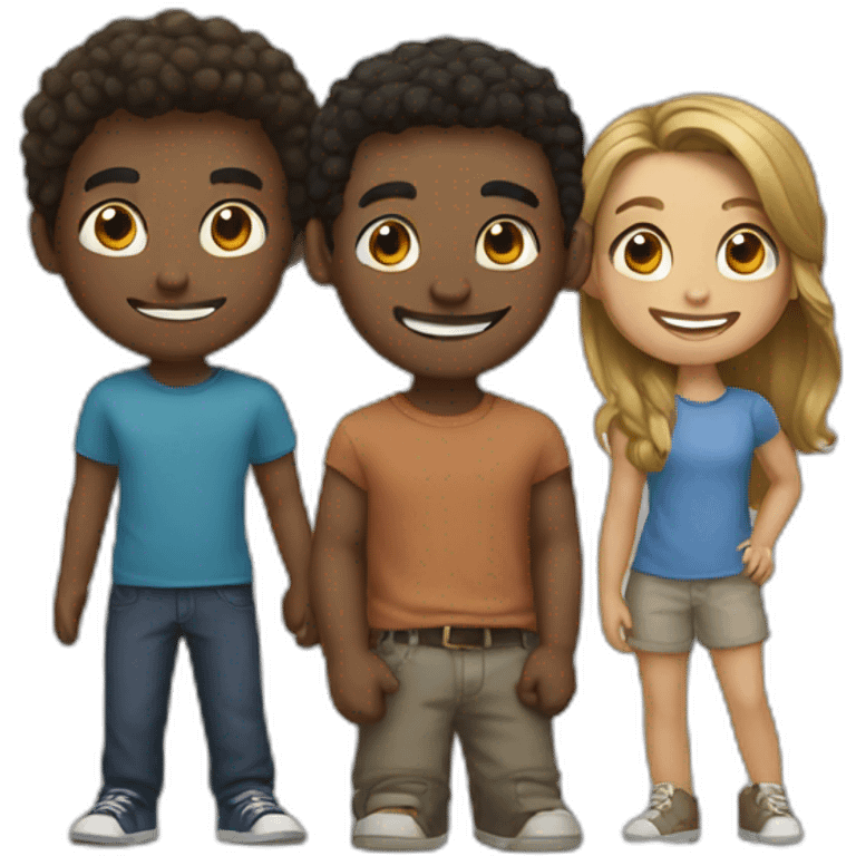 a group of friends emoji