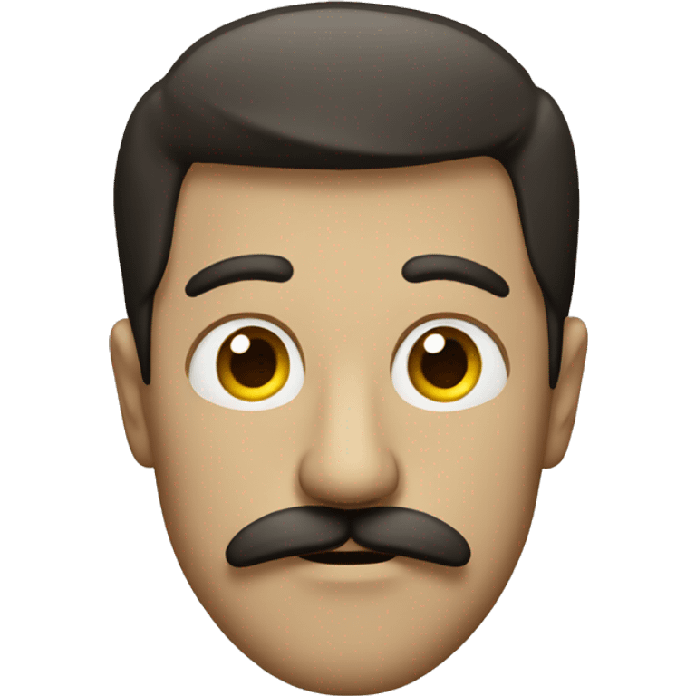 guy with a mustache and a sly face emoji