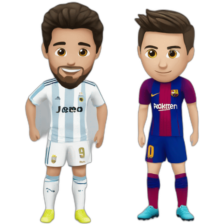 Messi et ronaldo ami emoji