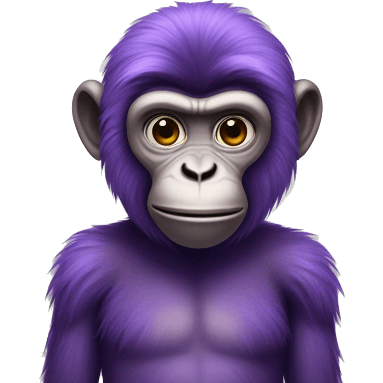 Purple monkey  emoji