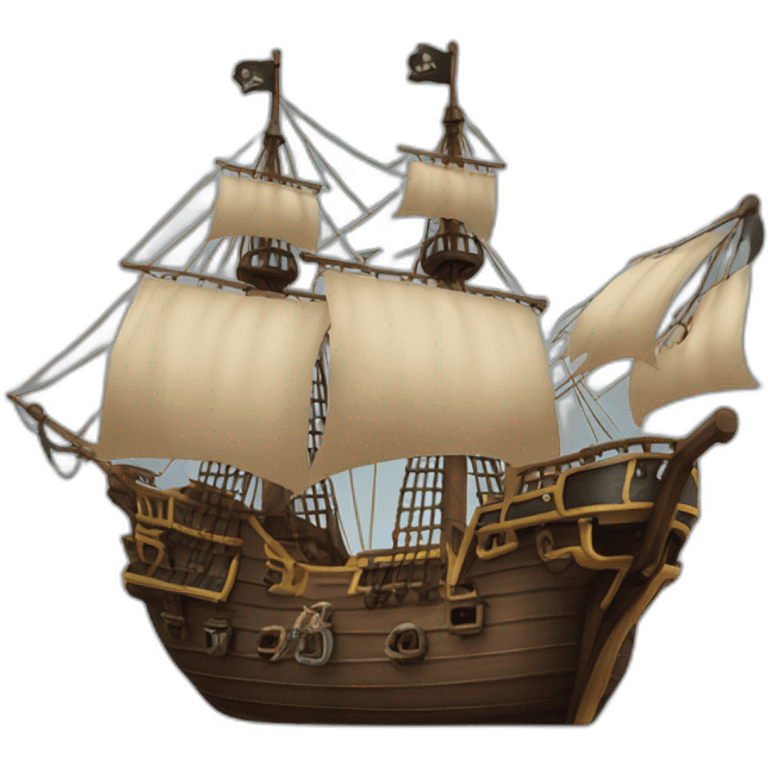 pirate ship emoji