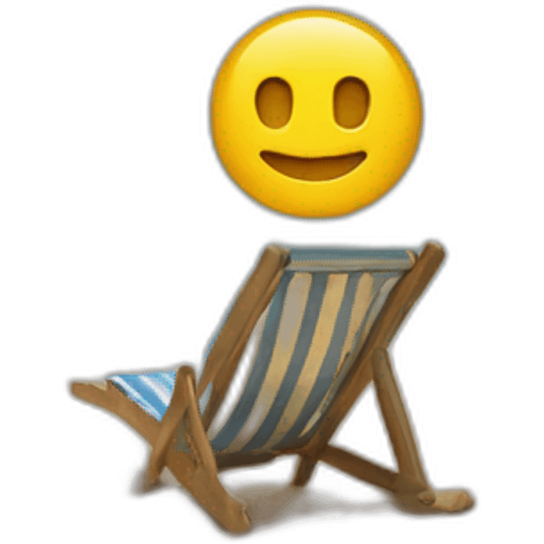 Picine sur une plage emoji