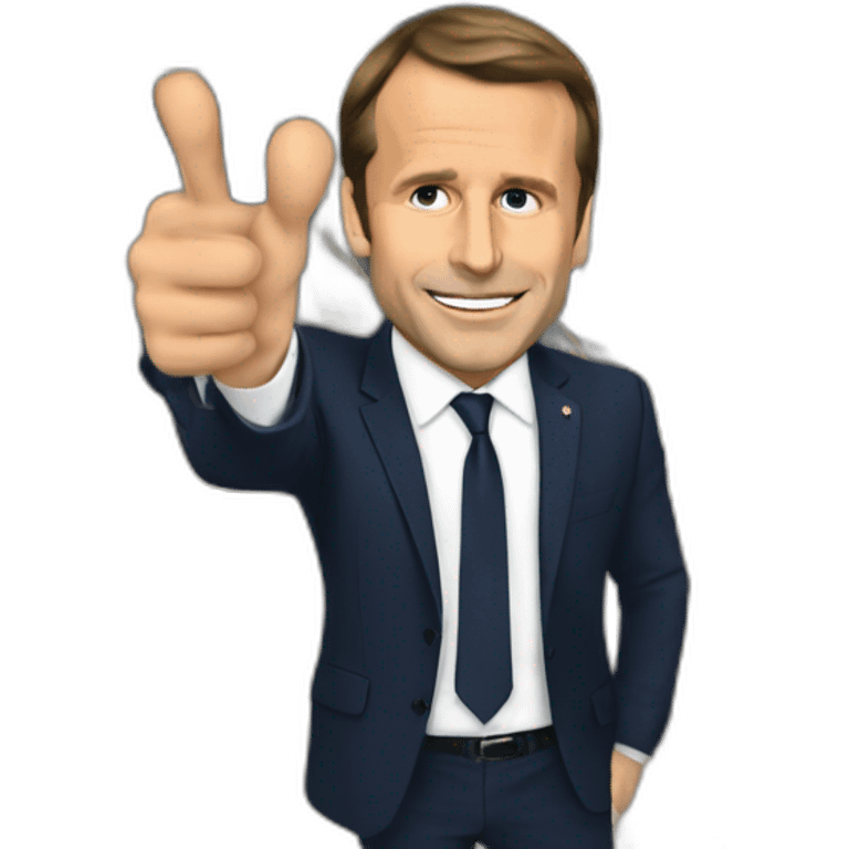 Macron dans le métro emoji