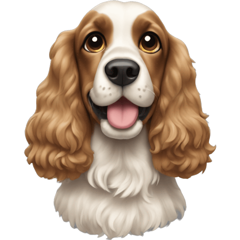 The Cocker Spaniel dog emoji