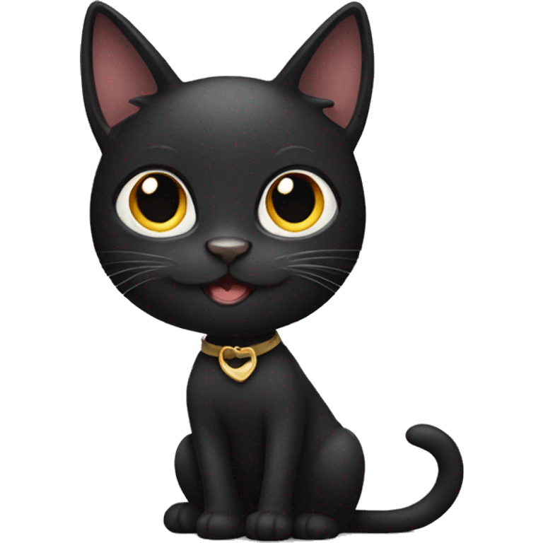 Black cat emoji