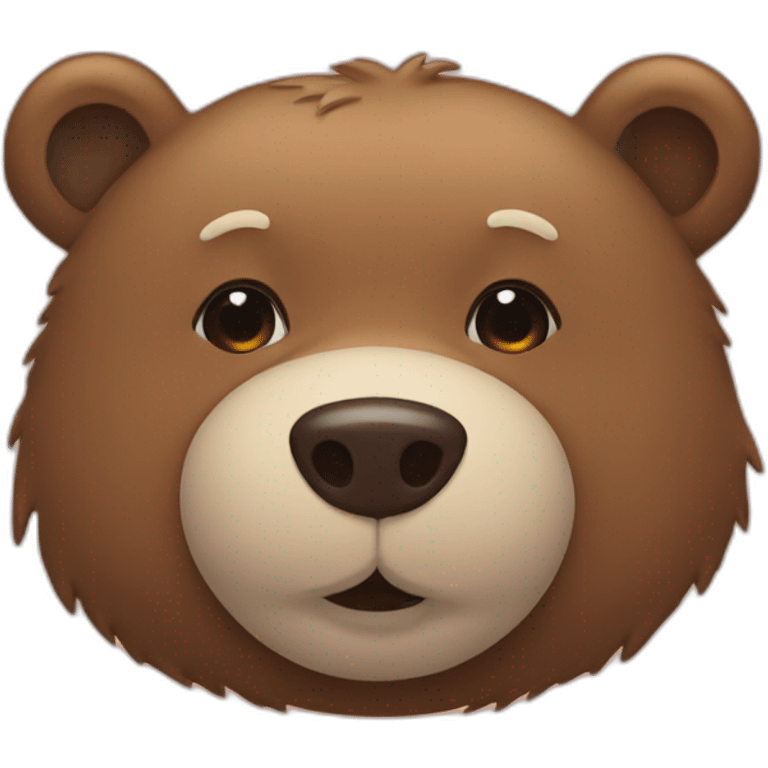 Bear kiss emoji