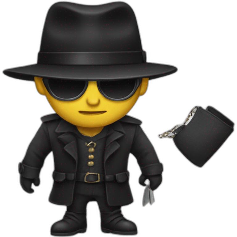 Gentleman thief emoji