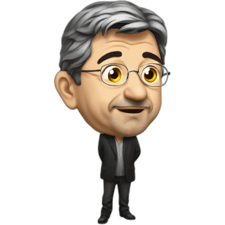 Melenchon qui fait caca emoji