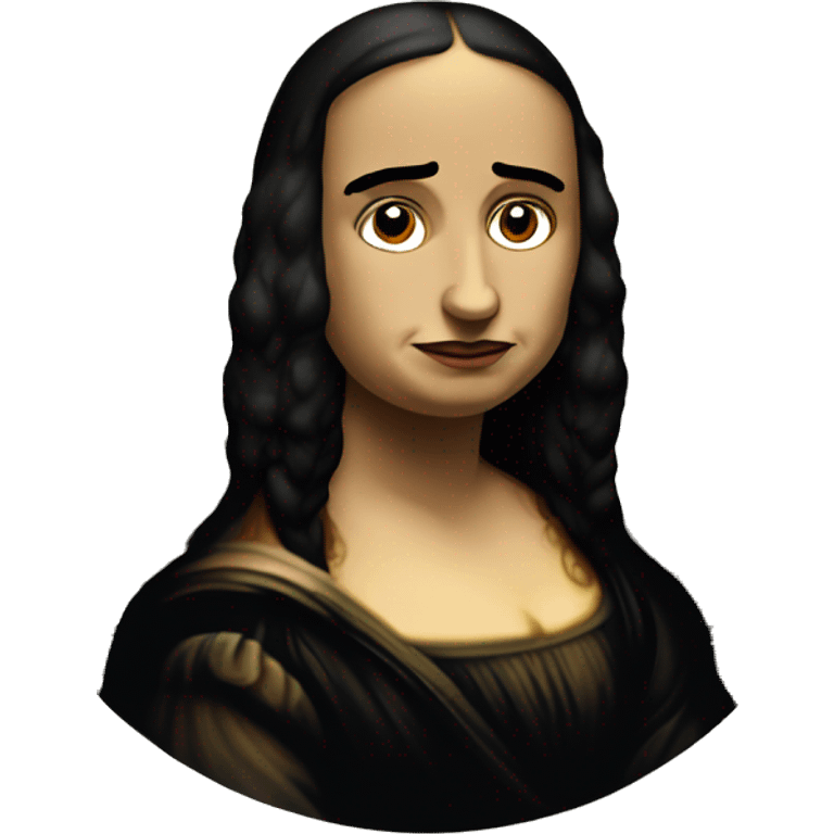 sad mona lisa emoji