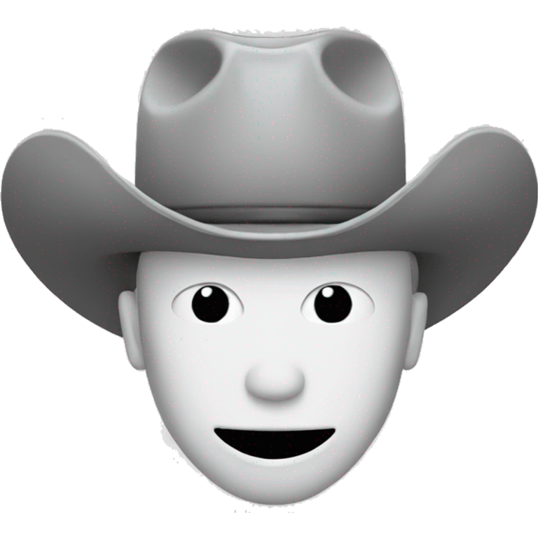 cowboy white hat emoji