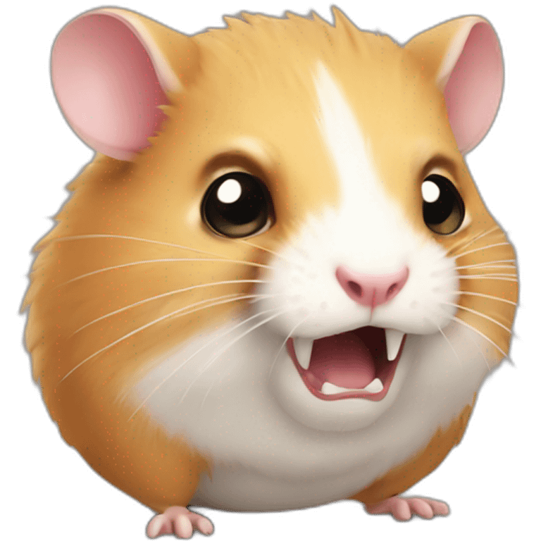 Furious hamster  emoji