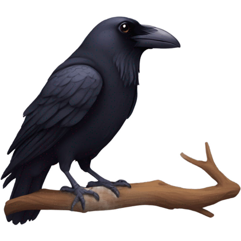 Sad Raven  emoji