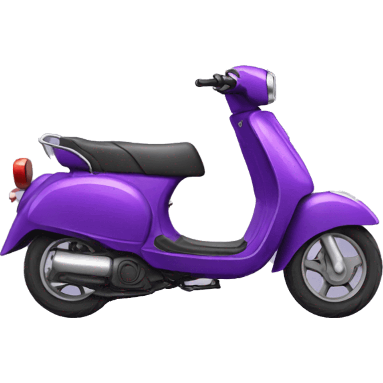 Purple moped emoji