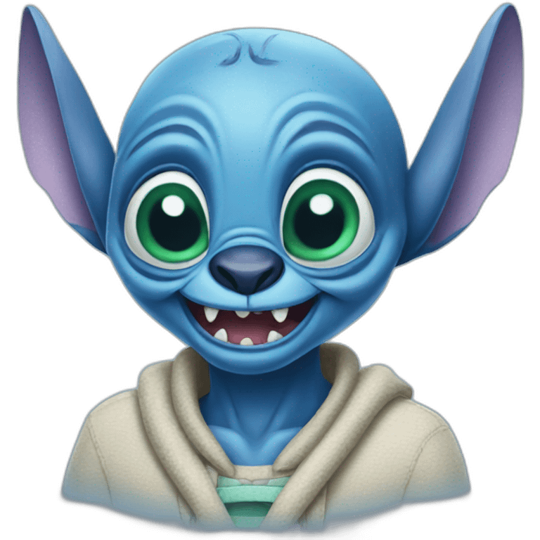 Disney stitch alien emoji