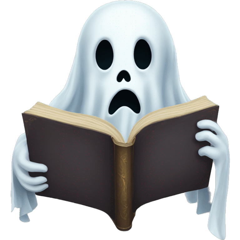 Ghost book emoji