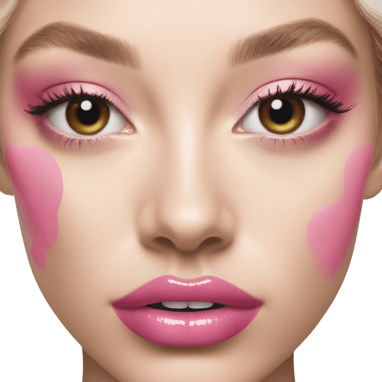 Dior pink lipgloss emoji