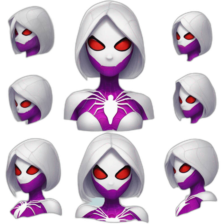 Spider-Gwen spider verse emoji