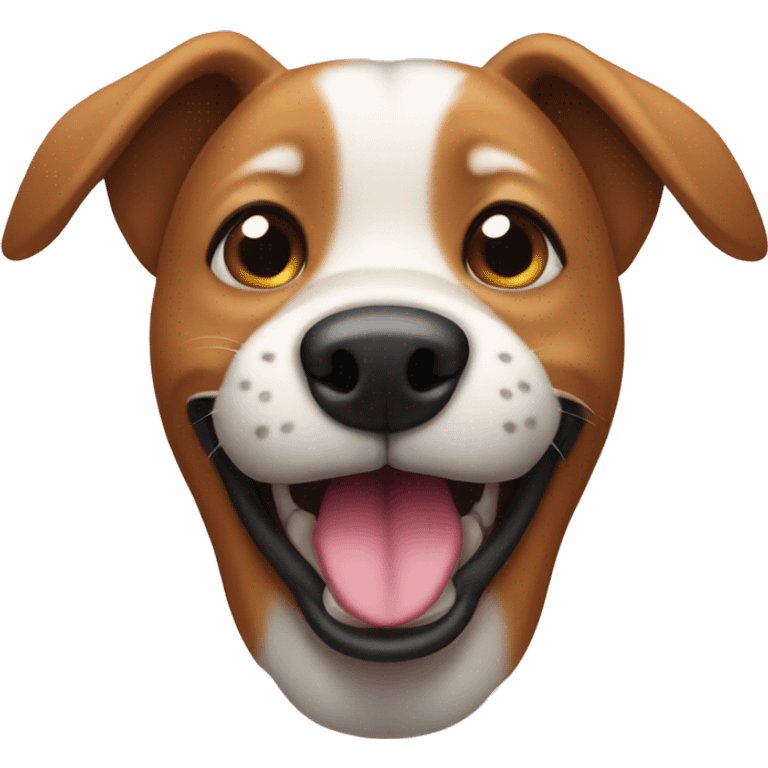 The funny dog head emoji