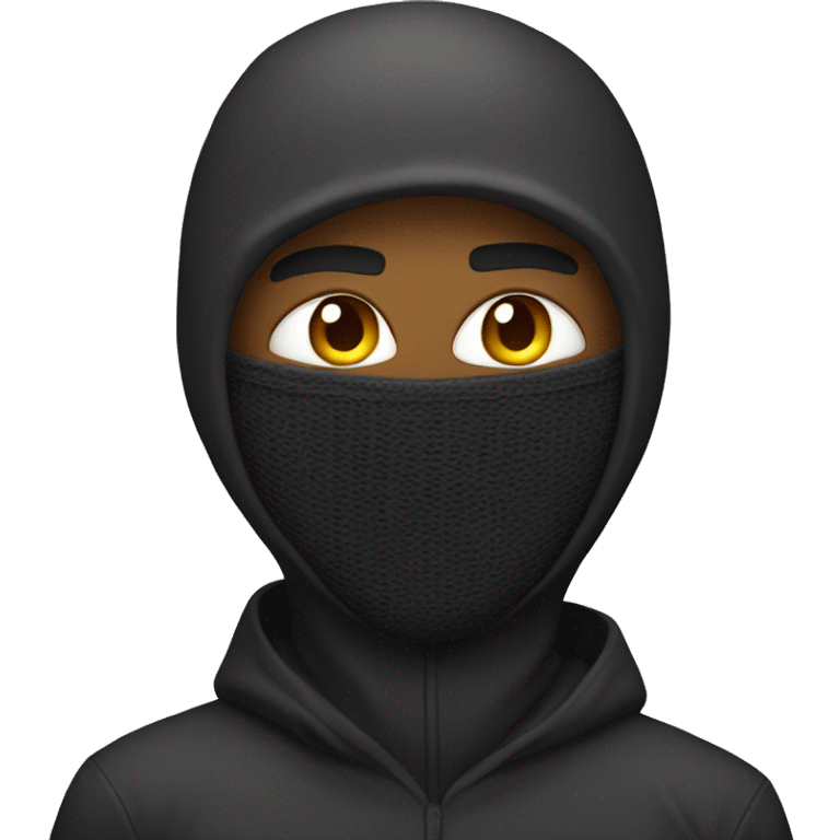  guy with ski mask being angry emoji