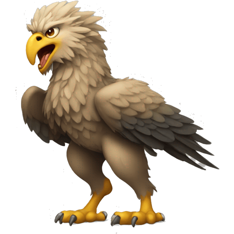 Griffin angry full body emoji