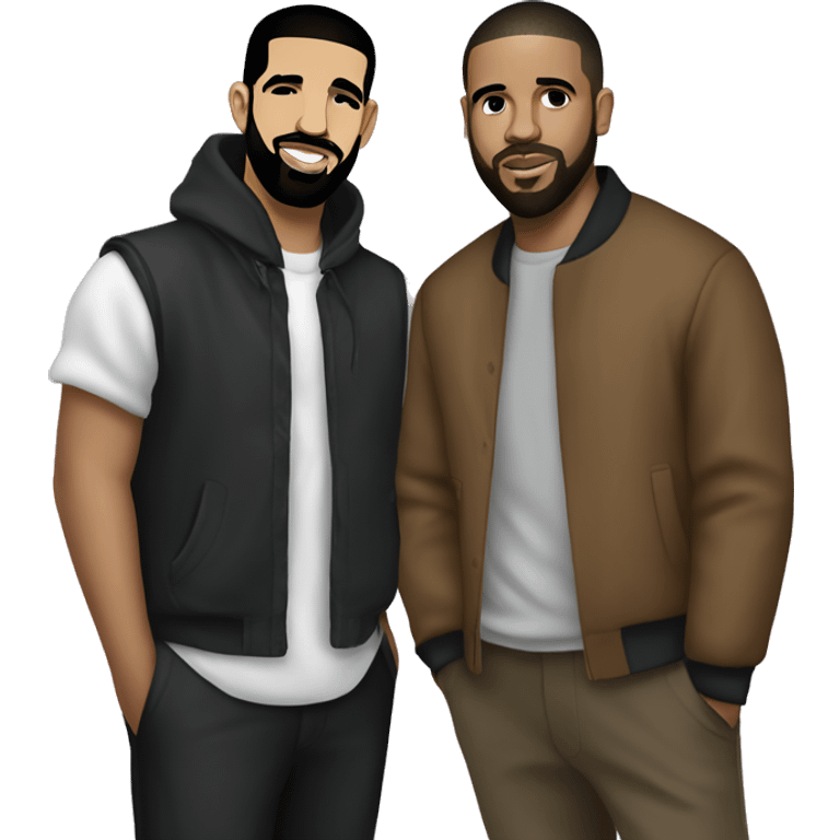 drake and kendrick lamae emoji