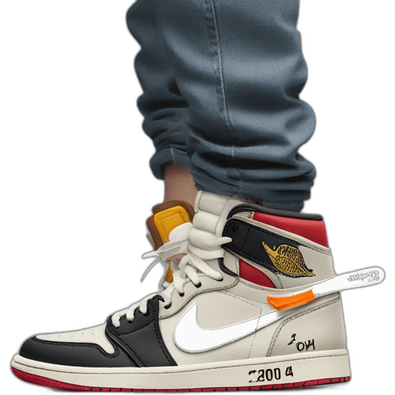 Jordan 1 off White emoji