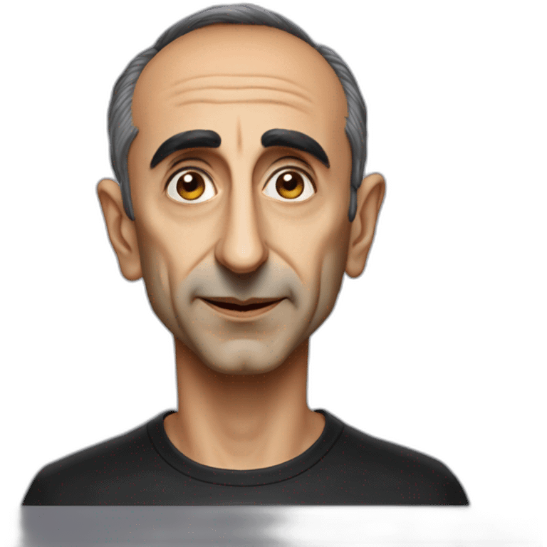 Eric Zemmour avec un nez de sorcière emoji