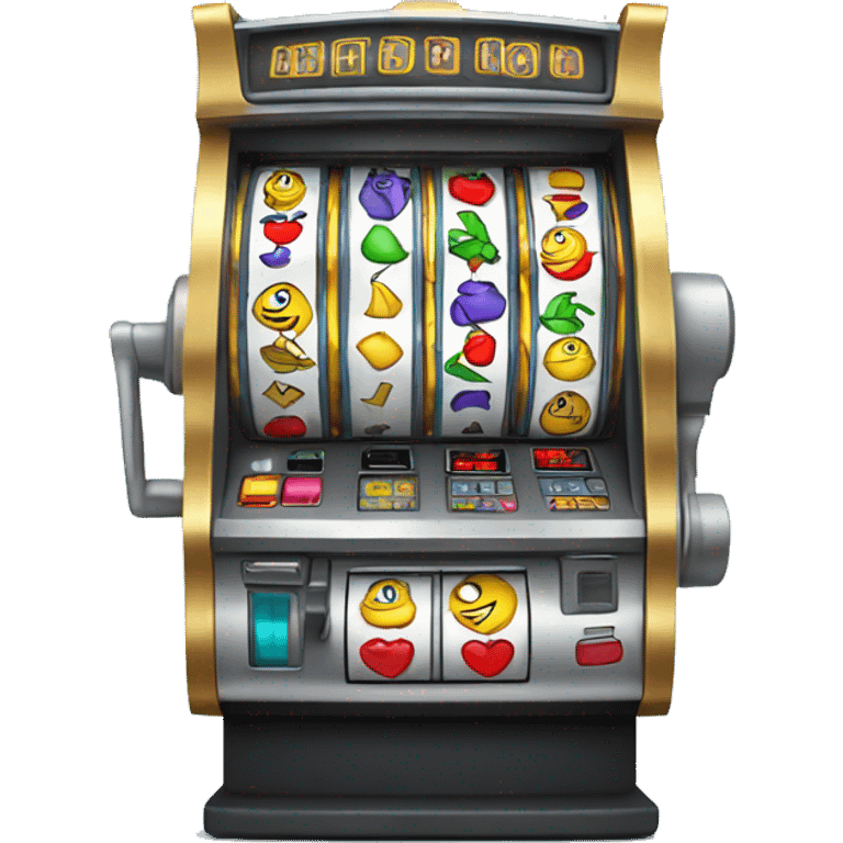 anthropomorphic slot machine  emoji