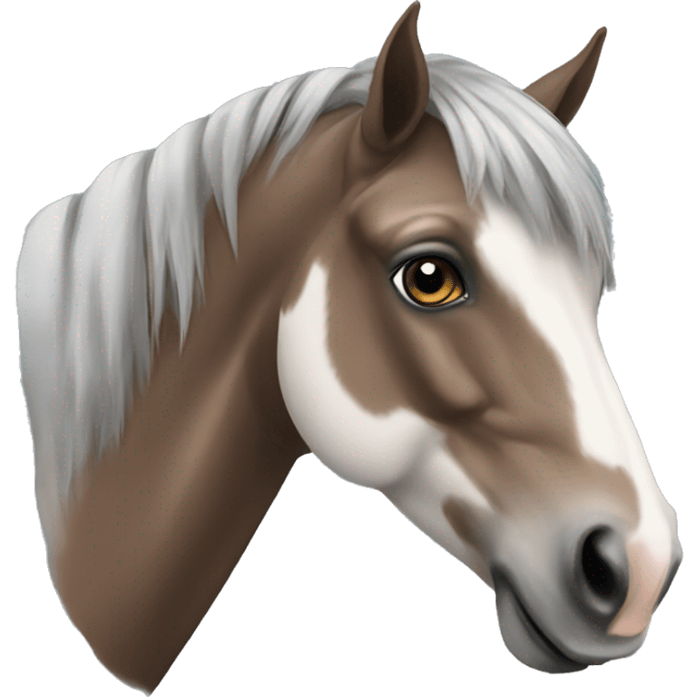 Roan horse emoji