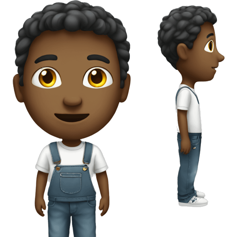 Standing boy white  emoji