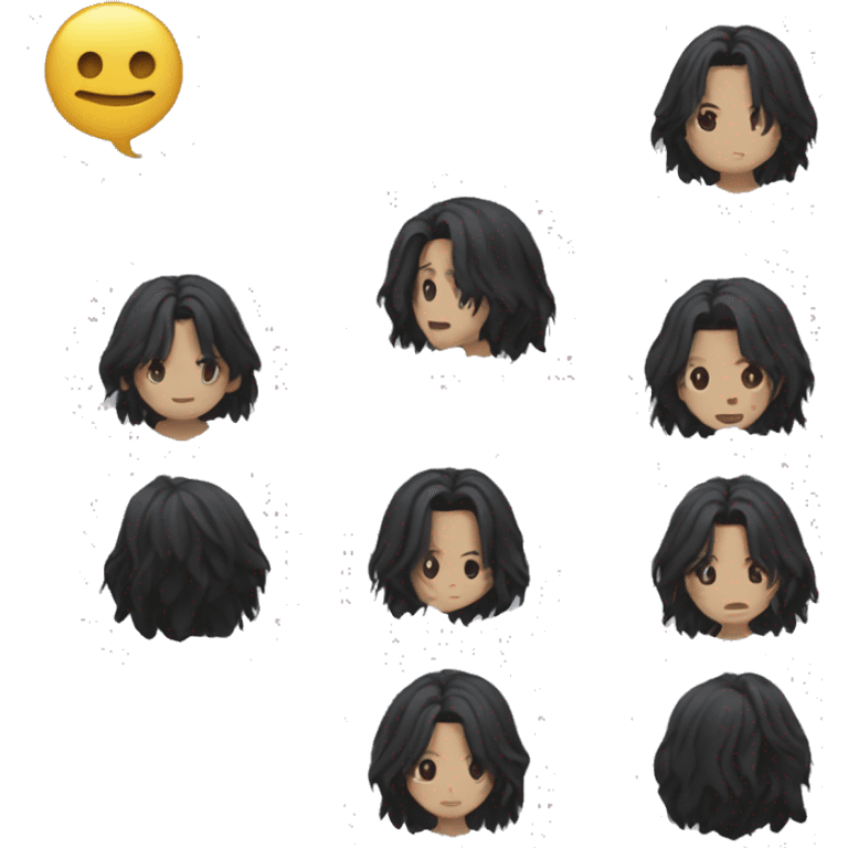 Yamashita tomohisa but middle long hair emoji