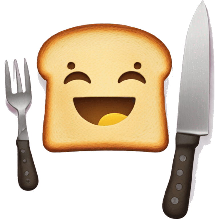 Toast with knife  emoji