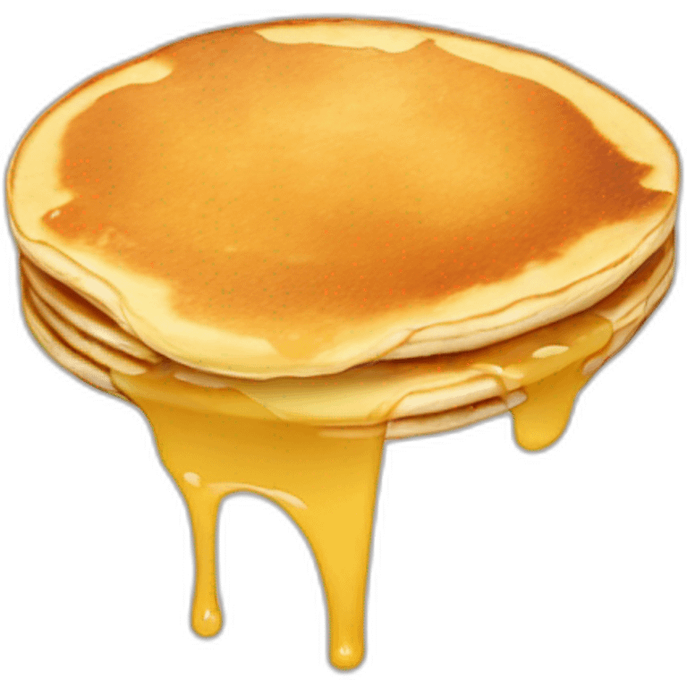 Pancake sur une poêle emoji